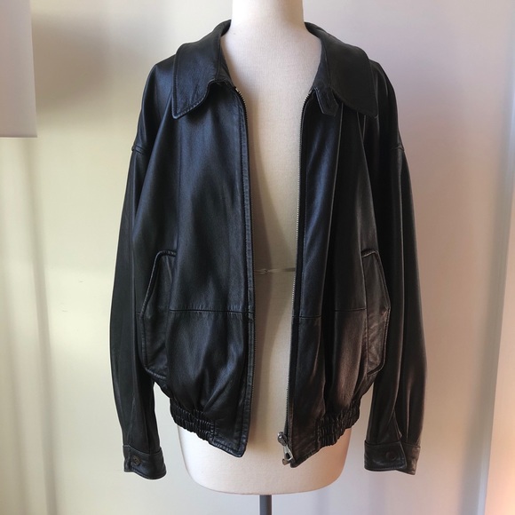 Men’s Bally Leather Bomber Jacket - Picture 2 of 12